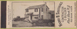 Matchbook Cover - Harry B Southall Builder Contractor Red Bank NJ