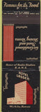 Matchbook Cover - Hotel Lassen Radio KANS Wichita KS