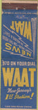 Matchbook Cover - WAAT Radio 970 NJ WORn