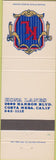 Matchbook Cover - Kona Lanes Bowling Costa Mesa CA billiards