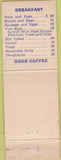 Matchbook Cover - Twin Oaks Cafe Joplin MO