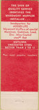 Matchbook Cover - Ashtabula Auto Parts OH Maremont Mufflers