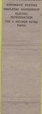 Matchbook Cover - City Center Lodge Eugene OR POOR