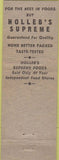 Matchbook Cover - Holleb's Coffee Peaches