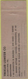 Matchbook Cover - Trexler Lumber Co Allentown PA