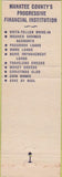 Matchbook Cover - Palmetto Federal Savings Loan FL
