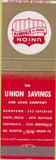 Matchbook Cover - Union Savings Loan Cleveland OH