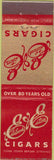 Matchbook Cover - Estabrook Eaton Cigars red and gold