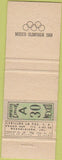 Matchbook Cover - Posada Del Sol Hotel Acapulco Mexico 1968 Olympics WEAR