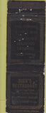 Matchbook Cover - Dick's Restaurant Torrington CT WORN