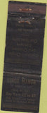 Matchbook Cover - Lenox Manor Lenox MA WORN