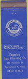 Matchbook Cover - Superior Rug Cleaning Springfield MA WEAR