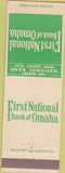 Matchbook Cover - First National Bank of Omaha NE