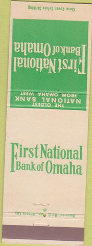 Matchbook Cover - First National Bank of Omaha NE