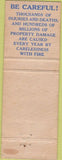 Matchbook Cover - The Home Insurance Co New York NY WORN