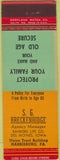 Matchbook Cover - SG Breckenridge Insurance Harrisburg PA Des Moines SAMPLE