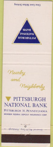 Matchbook Cover - Pittsburgh National Bank PA