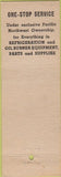 Matchbook Cover - Refrigerative Supply Seattle Spokane WA Portland OR