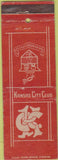 Matchbook Cover - Kansas City Club MO WEAR