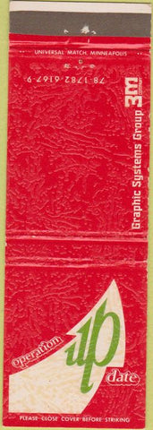 Matchbook Cover - Operation Up Date 3M Graphic Systems Group