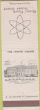 Matchbook Cover - Giant Super Markets The White House Washington DC