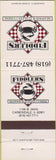 Matchbook Cover - Fiddler's Seafood Carbondale IL