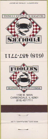 Matchbook Cover - Fiddler's Seafood Carbondale IL