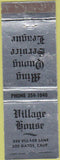 Matchbook Cover - Village House Los Gatos CA