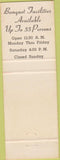Matchbook Cover - Red Knight Restaurant San Francisco CA