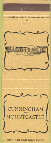 Matchbook Cover - Cunningham Mountcastle Woodbridge VA