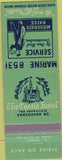 Matchbook Cover - The Cstle Hotel Vancouver BC