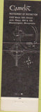 Matchbook Cover - Camelot Bloomington MN