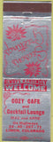 Matchbook Cover - Cozy Cafe Bar Limon CO