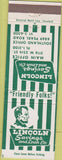 Matchbook Cover - Lincoln Savings Loan