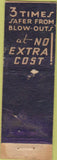 Matchbook Cover - Silvertown BF Goodrich Salem OR Crown WORN