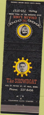 Matchbook Cover - The Showboat Chain Link St Paul MN