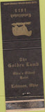 Matchbook Cover - The Golden Lamb Lebanon OH WEAR