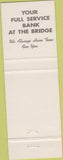 Matchbook Cover - 1st National Bank Fort Atkinson WI