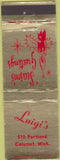 Matchbook Cover - Luigi's Calumet MI Christmas