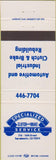 Matchbook Cover - Clutch Brake Service Sacramento CA