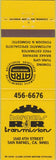 Matchbook Cover - Horgan's R and R Transmissions San Rafael CA