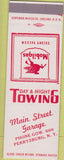 Matchbook Cover - Mobil Oil Gas Perrysburg NY