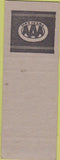 Matchbook Cover - Mobil Oil Gas Perrysburg NY