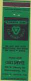 Matchbook Cover - Cities Oil Gas Harrisonburg VA