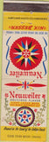 Matchbook Cover - Neuweiler Light Lager Beer