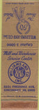 Matchbook Cover - Williams and Co Inc Cincinnati OH Mill Work