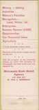 Matchbook Cover - State Bank of Lake Elmo MN
