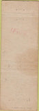 Matchbook Cover - Garfield NJ Fire Co #4 WORN