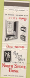 Matchbook Cover - North Shore Bank Shorewood WI