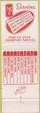 Matchbook Cover - North Shore Bank Shorewood WI